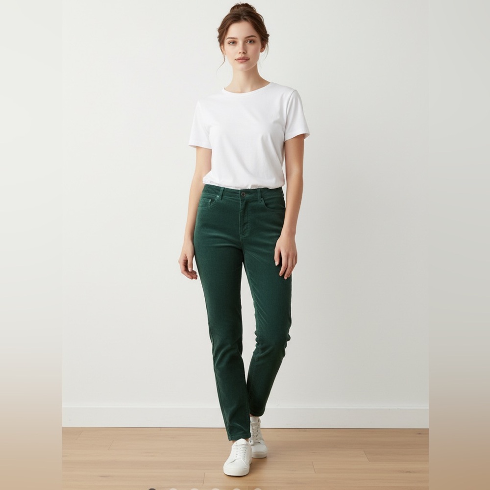 Talbots Crushed Corduroy straight leg pants. Size: 6 - Picture 1 of 12